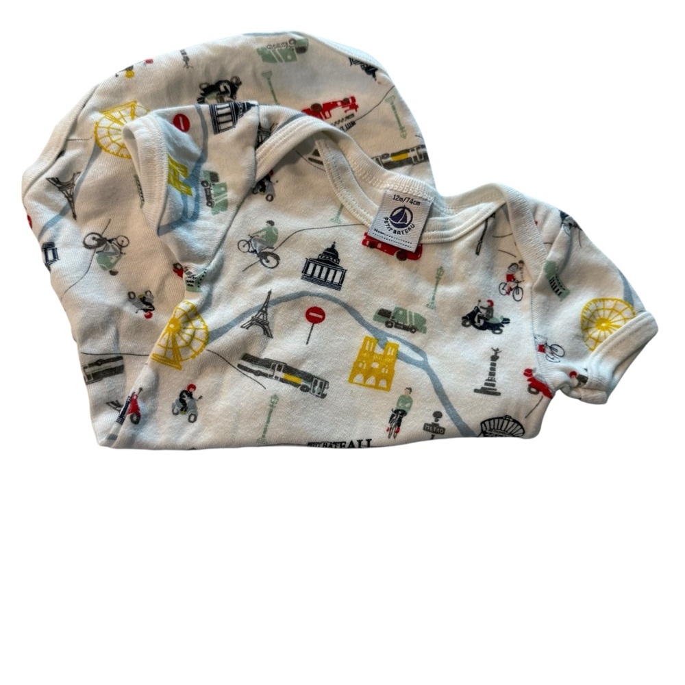 5 for $25!! French Petit Bateau Baby Boy 12 months or 74cm - Picture 4 of 10